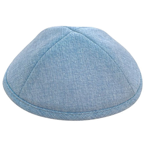 Elegant Fabric Kippah - Sapphire Blue