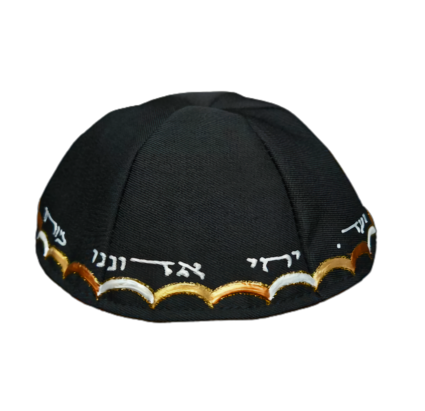 Fabric Kippah 6 Parts - Yechi W Design 2