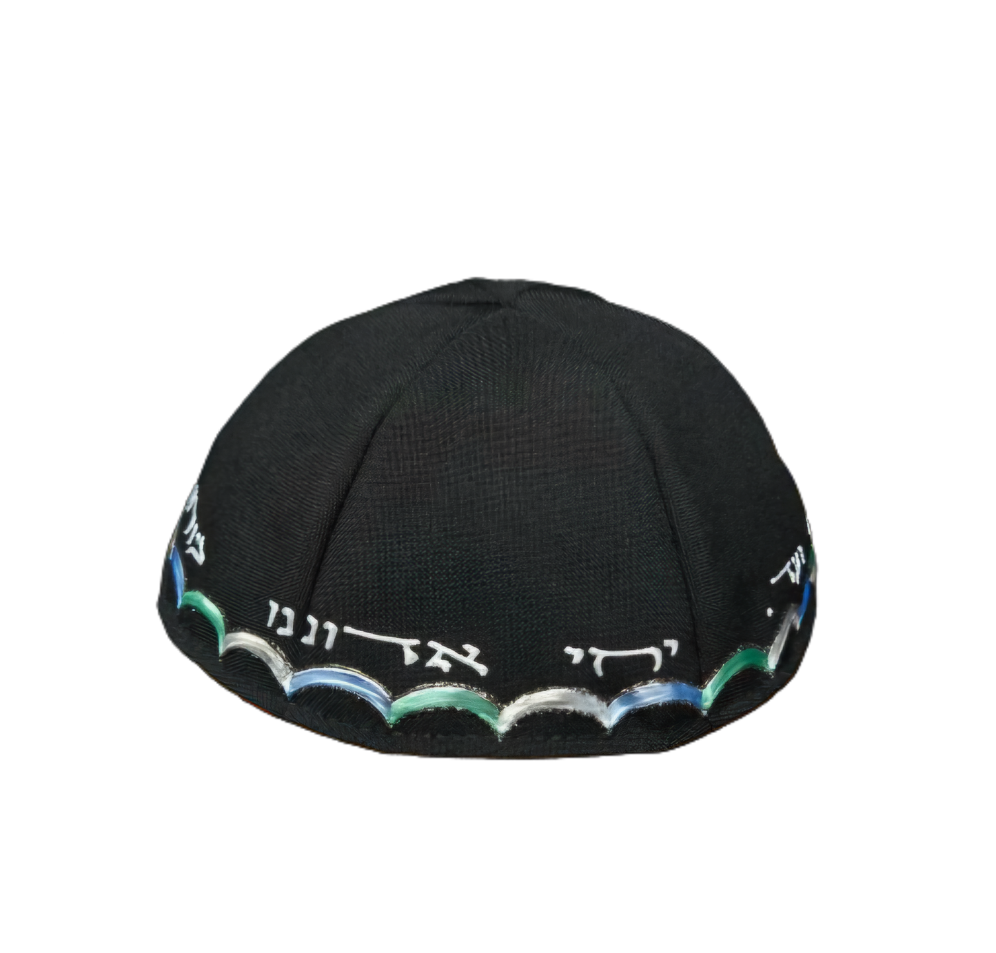 Fabric Kippah 6 Parts - Yechi W Design 3