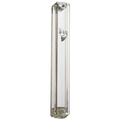 Transparent Plastic Mezuzah Case 15 Cm