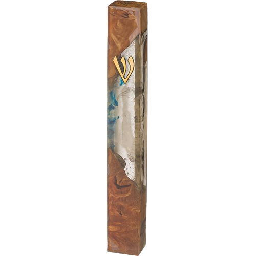 Epoxy Finish Mezuzah Case 15 cm