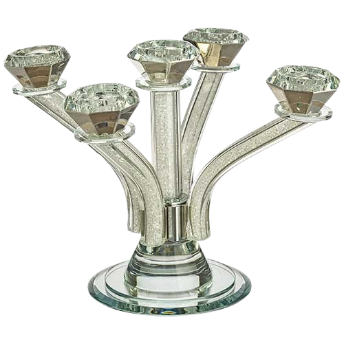 Crystal Candlesticks 5 Branches