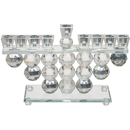 Crystal Elegant Menorah