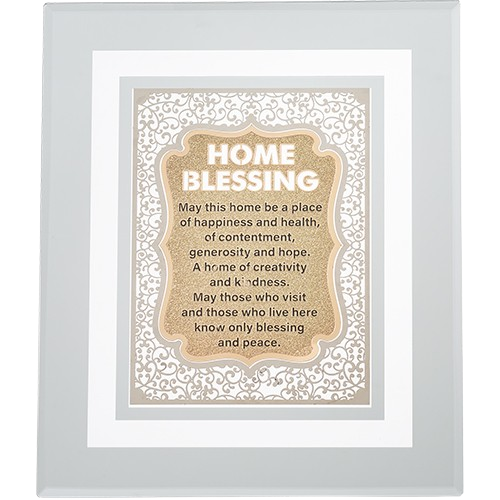 Framed Home Blessing Englush