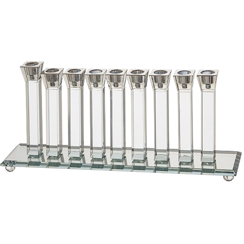 Crystal Elegant Menorah