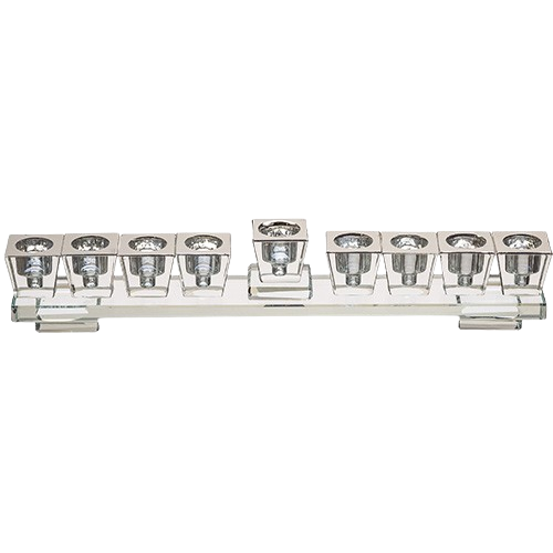 Crystal Elegant Menorah