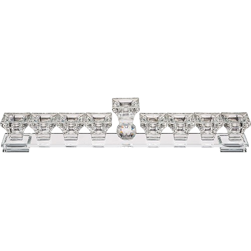 Crystal Elegant Menorah