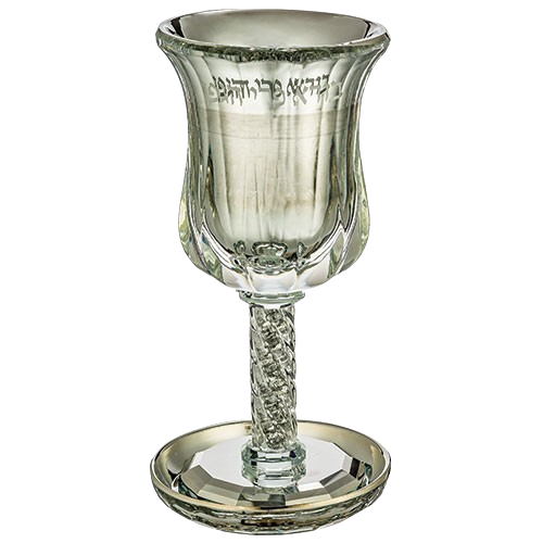 Elegant Crystal Eliyahu Cup