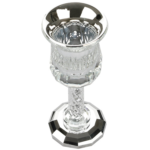 Crystal Kiddush Cup "Kottel" 19 cm