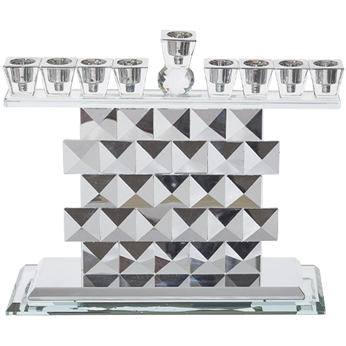 Crystal Elegant Menorah