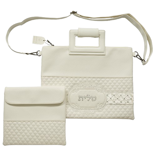 PU Fabric Talit & Tefilin bag Set