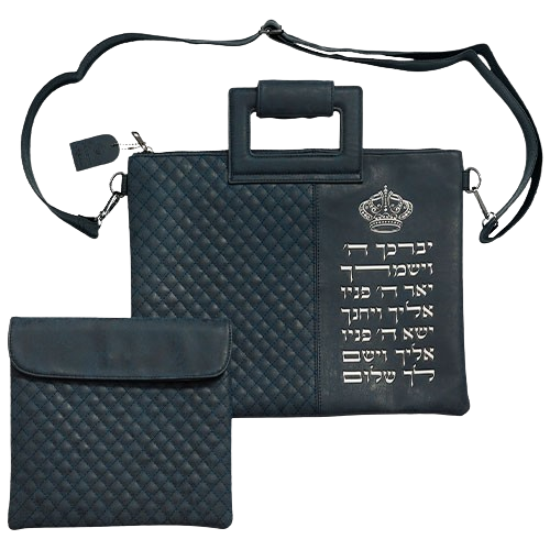 Leather Like Talit - Tefilin Bag Set