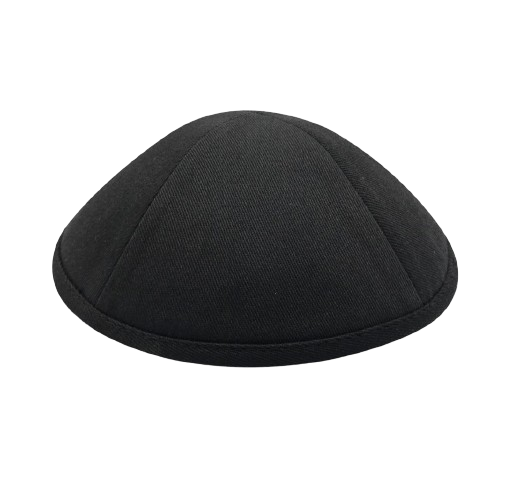 MJudaica Black Cotton Kippa