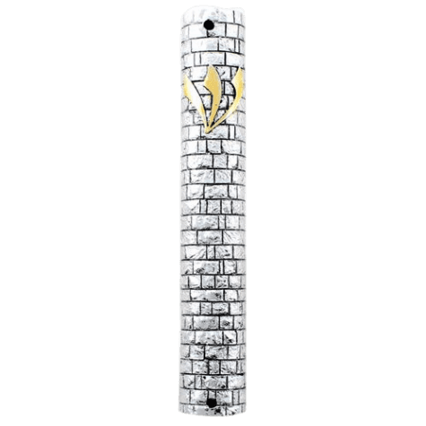 Polyresin Mezuzah Case 12cm